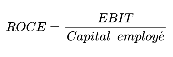 Comment calculer le ROCE la formule